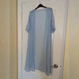 Vintage blue sheer cover up size small